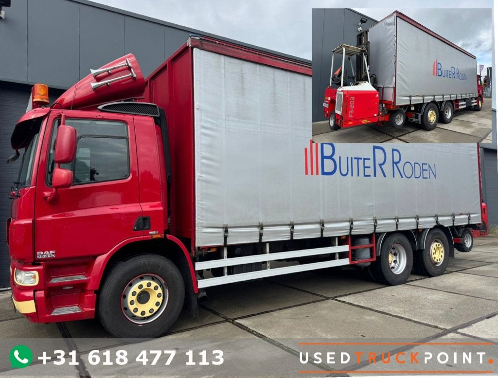 DAFCF 75.310 / Incl Palfinger F3-203PX / Kooiaap / NL Truck, Auto's, Vrachtwagens, Automaat, Euro 5, Overige kleuren, Origineel Nederlands