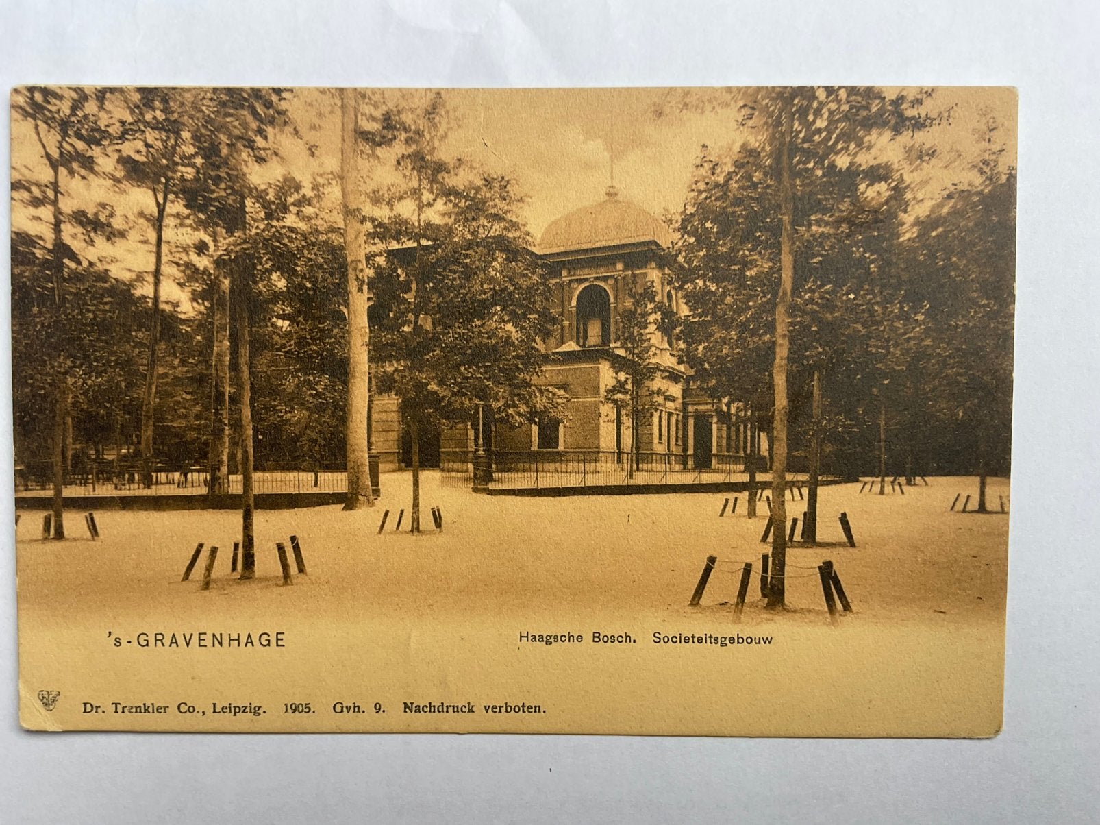 Den haag,societeitsgebouw haagse bos, Ophalen of Verzenden, Voor 1920, Zuid-Holland
