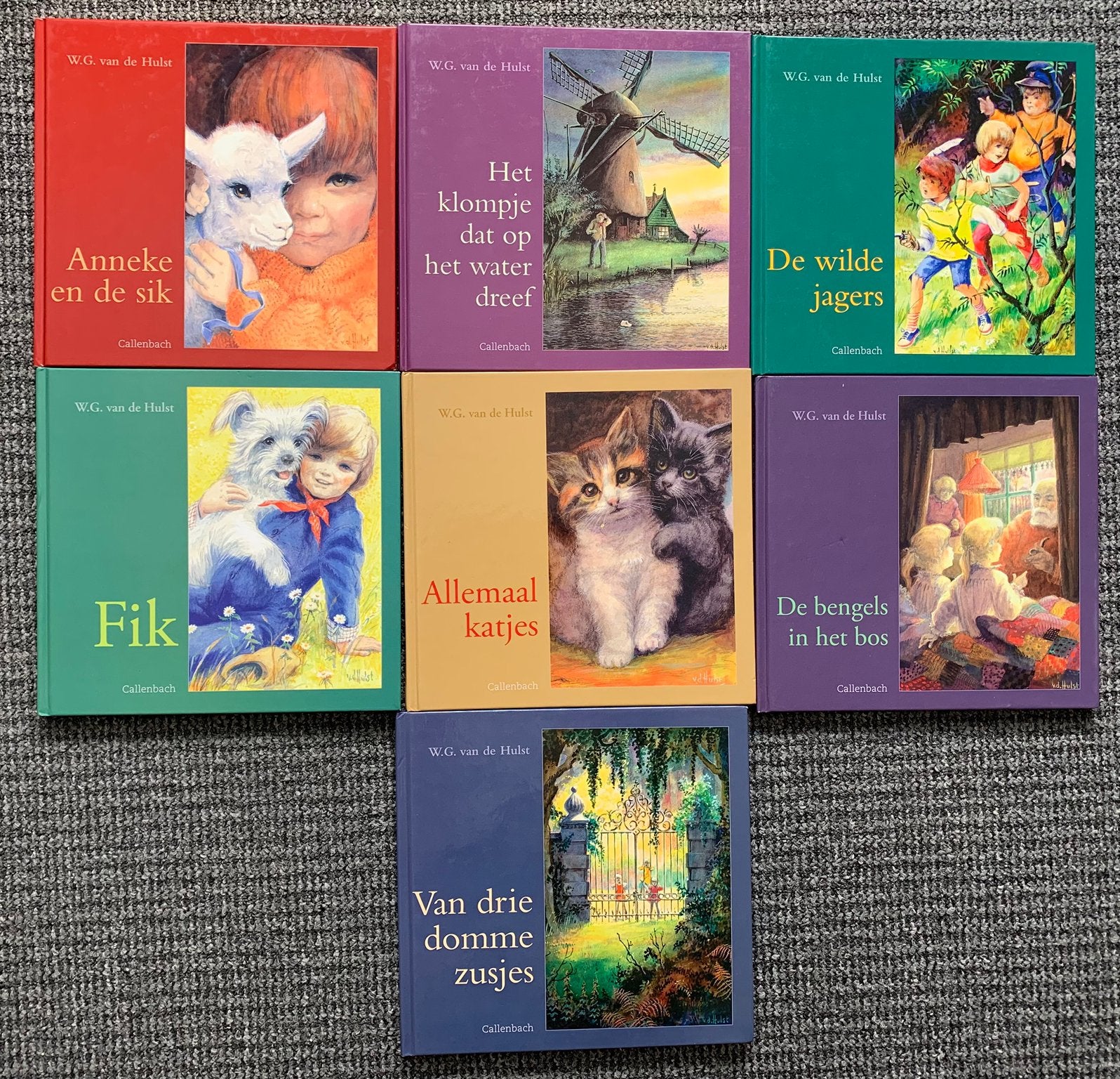 7 delen W G van de Hulst Voor onze kleinen, Boeken, Ophalen of Verzenden, Gelezen, Fictie algemeen