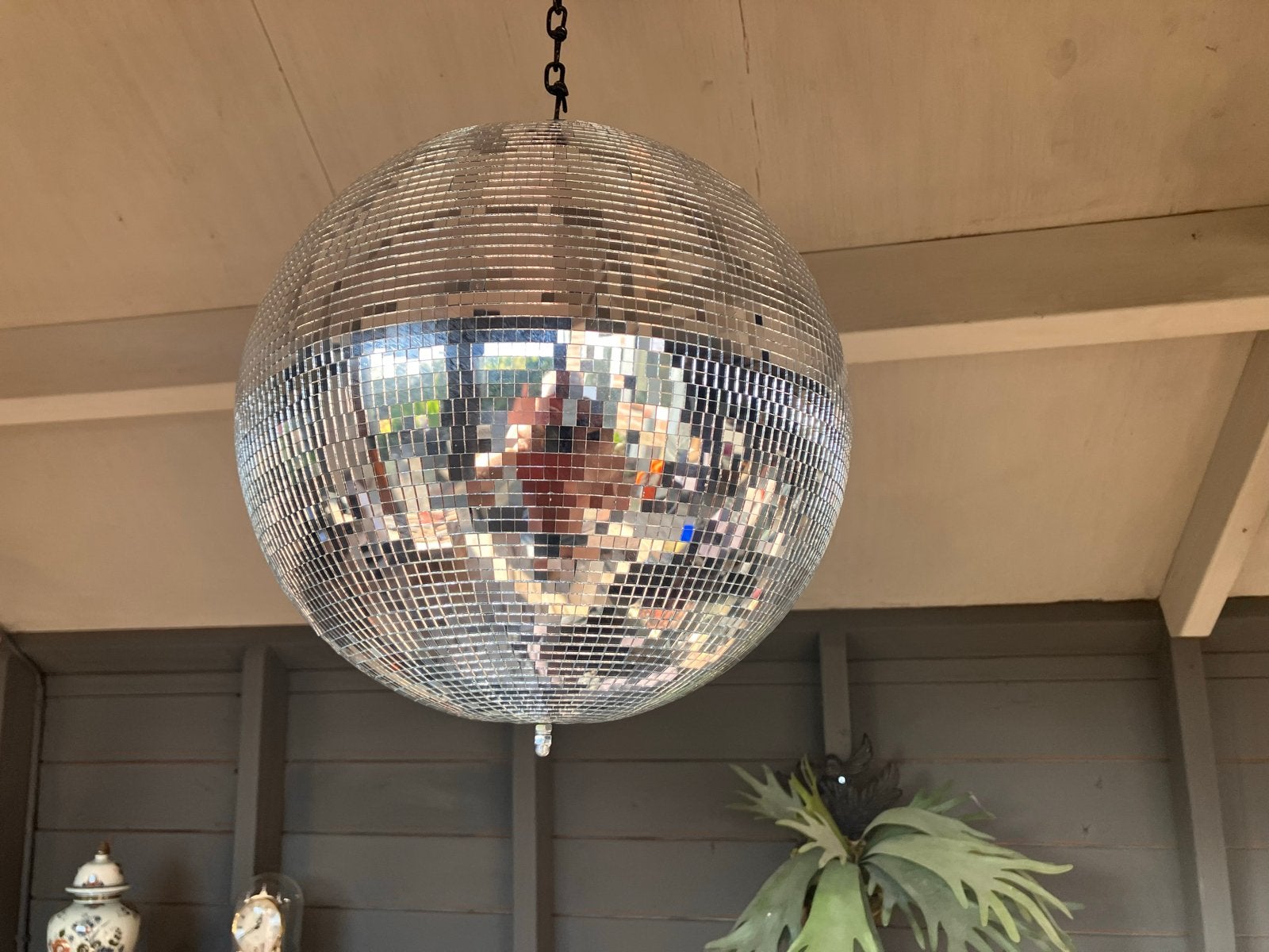 Disco bal zilver  30 cm, Huis en Inrichting, Overige merken, Nieuw, Overige fittingen, Zilver