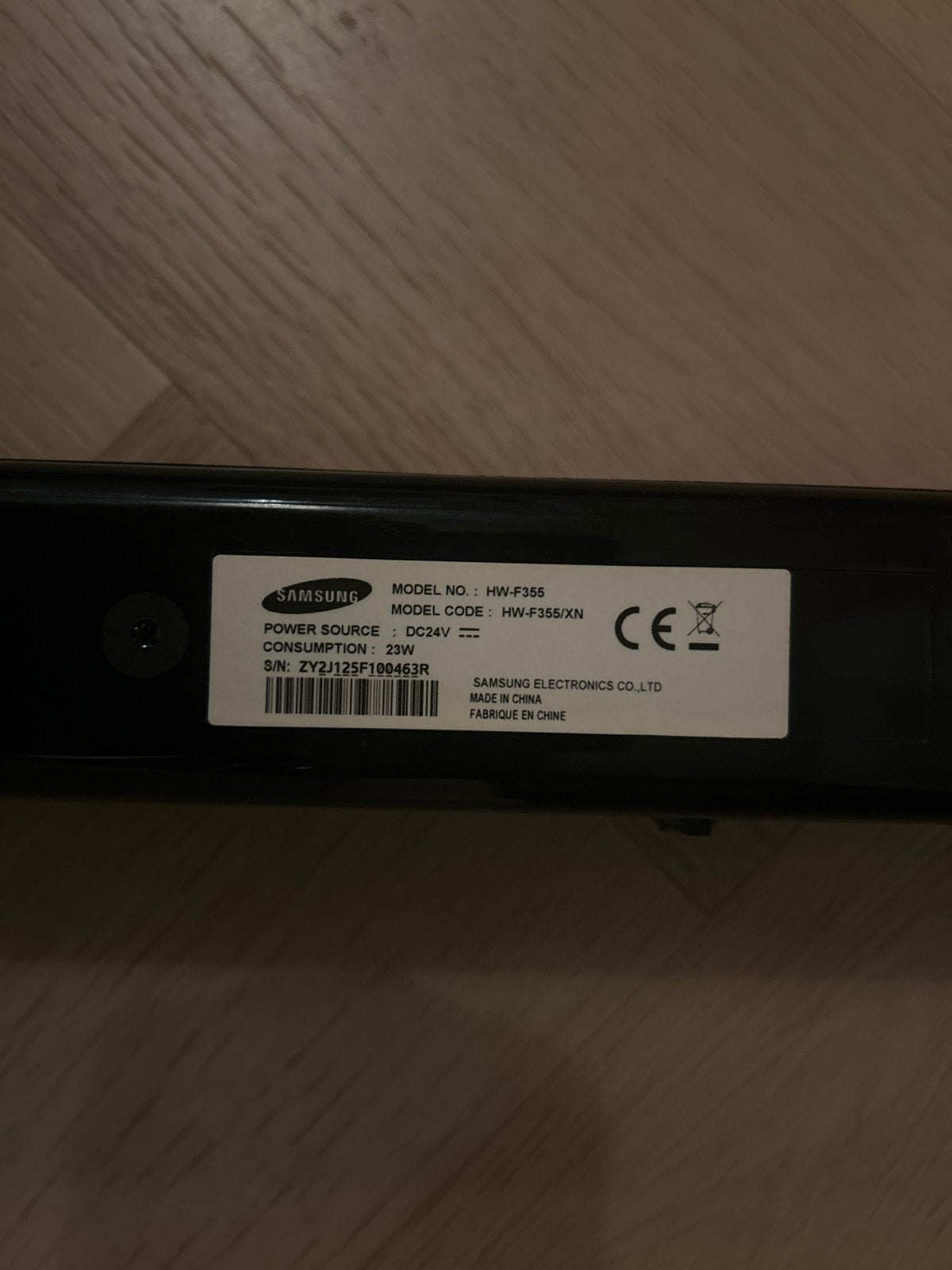 Samsung HW-F355 Soundbar (geen kabels), Ophalen, Gebruikt