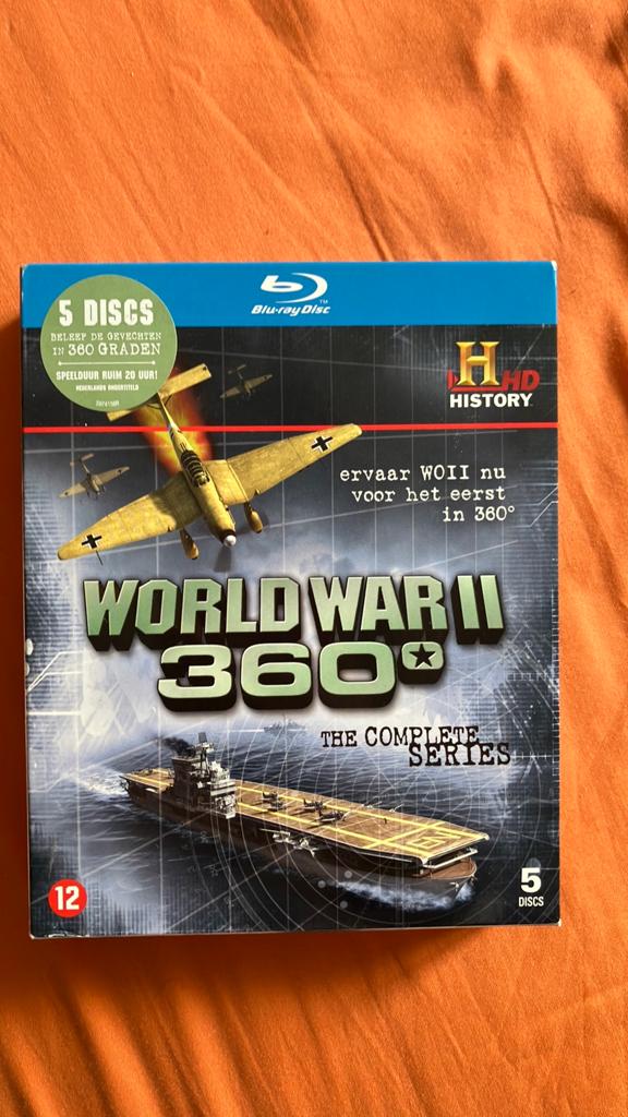 Dvd serie World War II 360 grade, Ophalen of Verzenden, Zo goed als nieuw, Oorlog of Misdaad