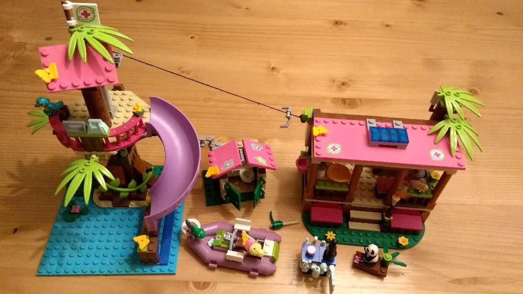 LEGO Friends Jungle reddingsbasis XXL set – 41038, Gebruikt, Lego, Friends, Ophalen of Verzenden