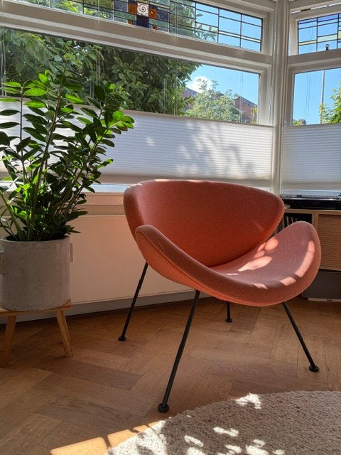 Artifort Orange Slice Chair F437B (hoog), Huis en Inrichting, Ophalen, Gebruikt, 75 tot 100 cm, Stof
