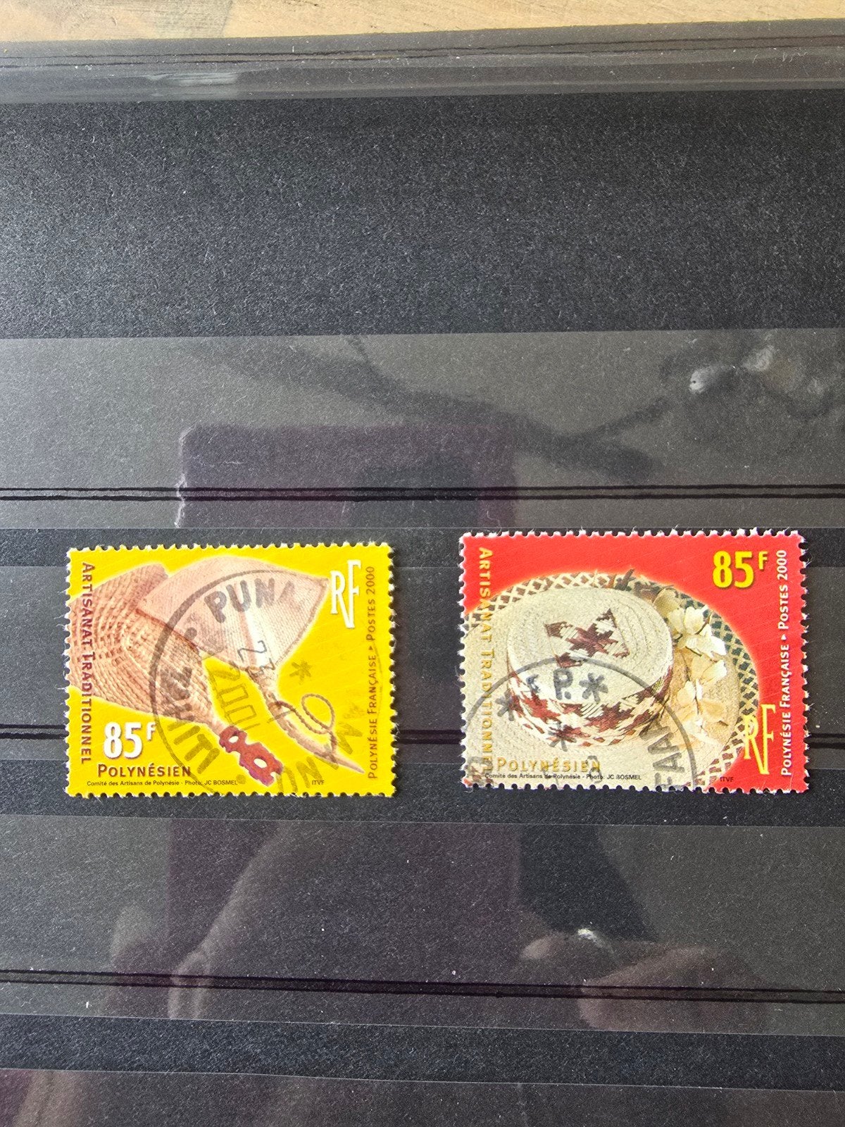 Frans Polynesië 2000 YT 627 en 628 - Traditioneel Handwerk, Ophalen of Verzenden