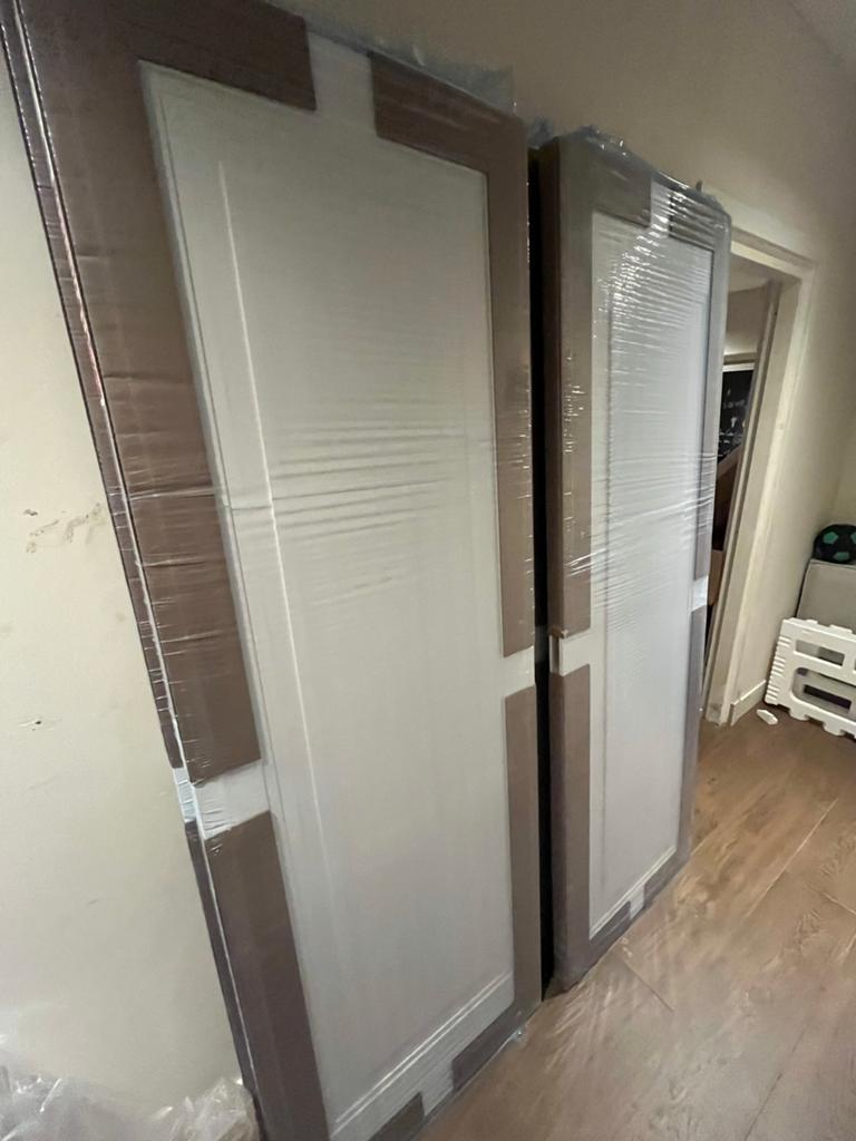 1 Stompe Binnendeur 211x73 cm RAL 9010 Mat, Ophalen, Minder dan 80 cm, Binnendeur, Nieuw
