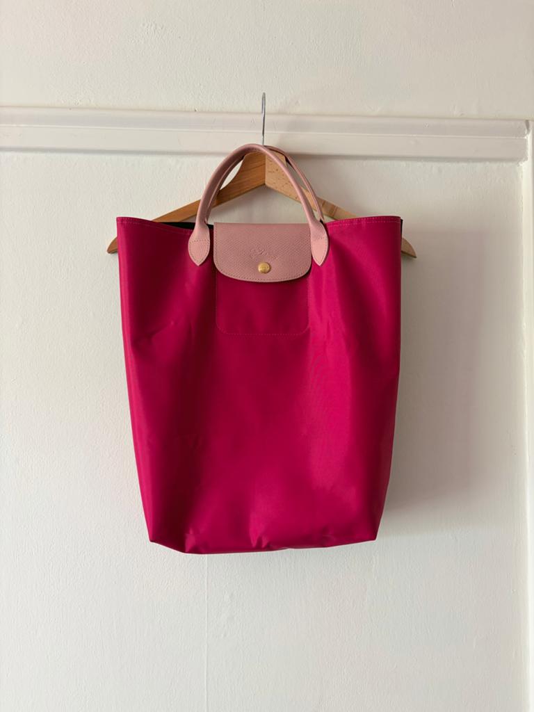 Longchamp shopper / tas | 37 x 42 x 12 cm, Verzenden, Nieuw, Roze, Shopper