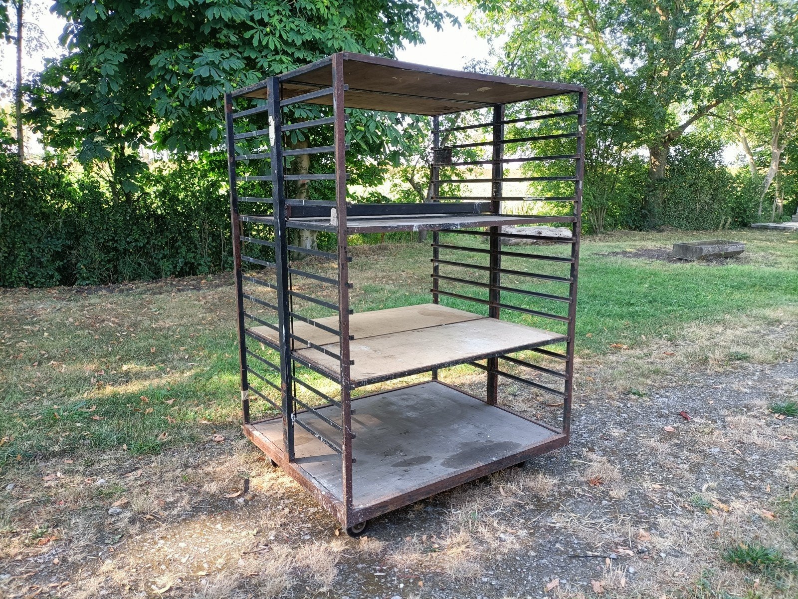 Professionele zware rolcontainer, Ophalen