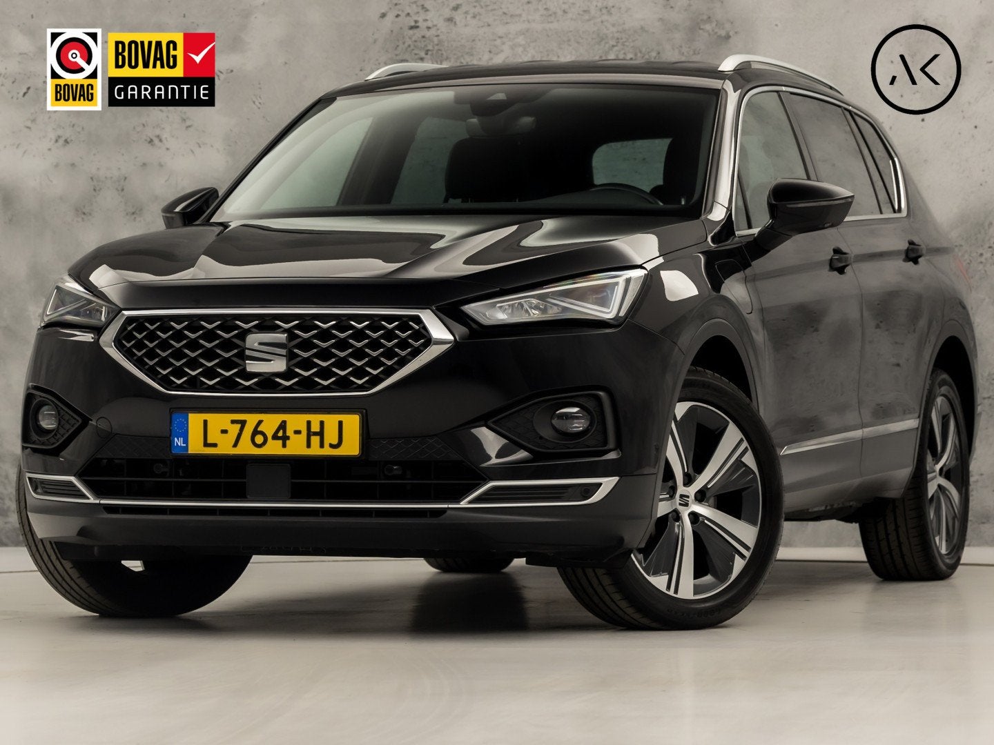 SEAT Tarraco 1.4 TSI e-Hybrid PHEV Xcellence Sport 245Pk Aut, Auto's, 12 maanden, Zwart, Hybride Elektrisch/Benzine, SUV of Terreinwagen