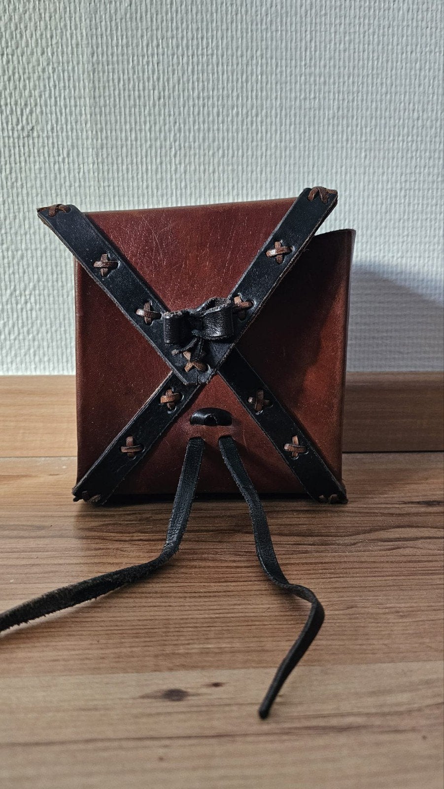 leren tas, Ophalen of Verzenden, Bruin
