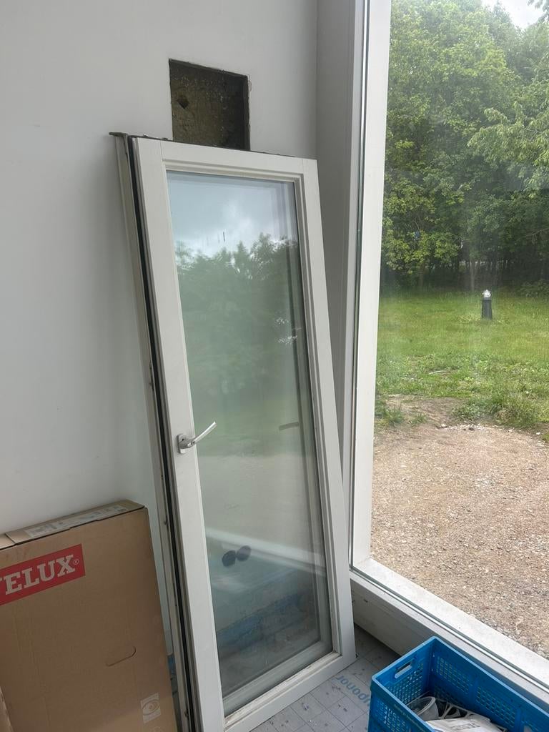 2x raamkozijn 214 x 149 draai kiep, 75 tot 150 cm, Raamkozijn, Ophalen of Verzenden, Zo goed als nieuw