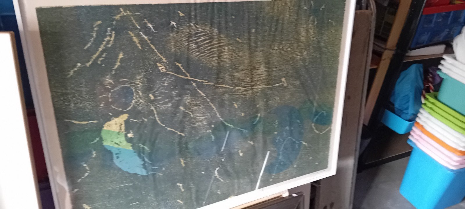 JEF DIEDEREN. Grote ets uit 1987., Antiek en Kunst, Ophalen