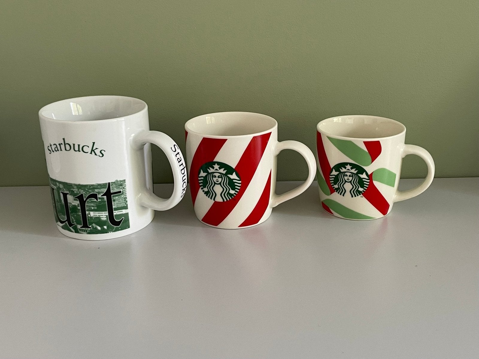 3 Starbucks bekers, Gebruikt, Ophalen of Verzenden, Overige stijlen, Starbucks