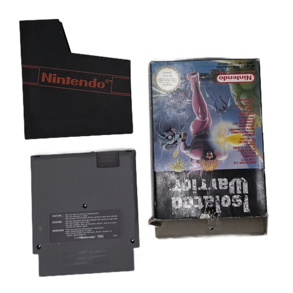 Isolated Warrior – Nintendo NES PAL – In Doos, Nintendo, Gebruikt, Support@nintendo.com, 11-1 Hokotate-cho, Kamitoba, Minami-ku
Kyoto 601-8501
Japan
