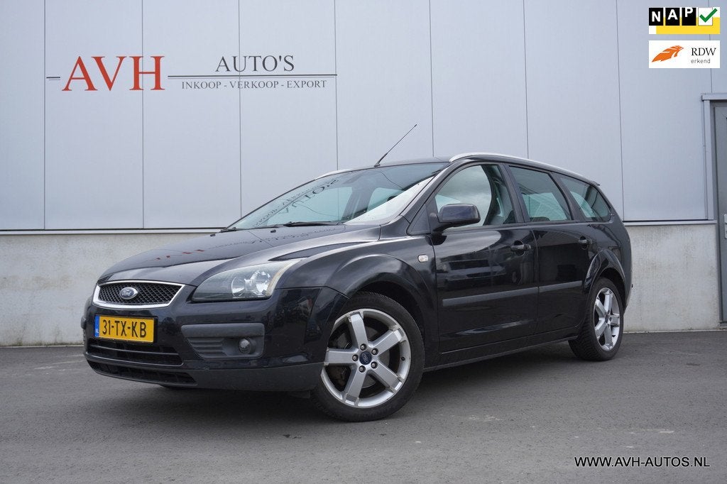 Ford Focus Wagon 2.0-16V Rally Edition, Stof, Gebruikt, Zwart, Handgeschakeld