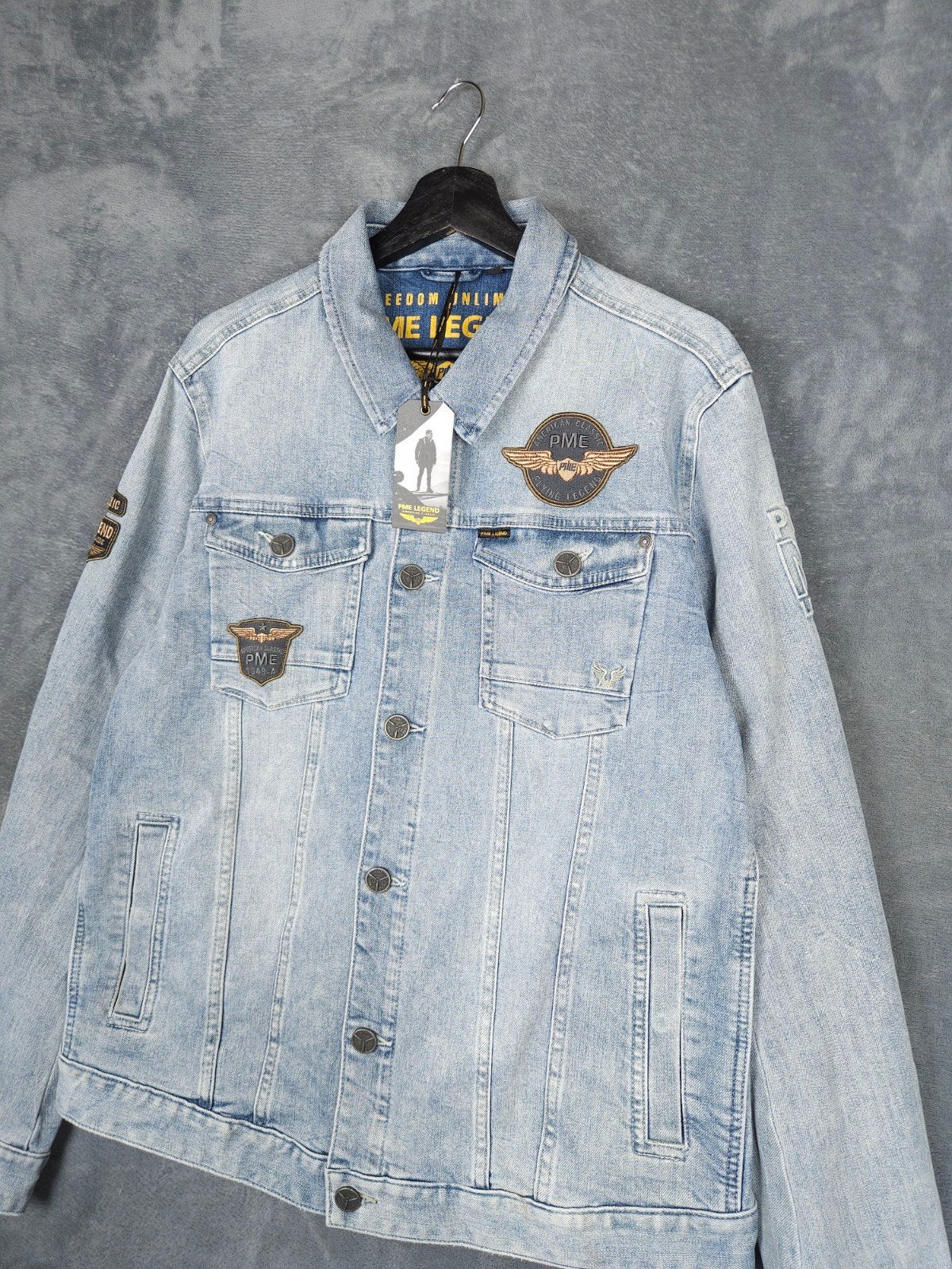 Pme Legend Spijkerjas XL Jack Blauw Denim Jacket, Blauw, ., Ophalen of Verzenden, PME Legend