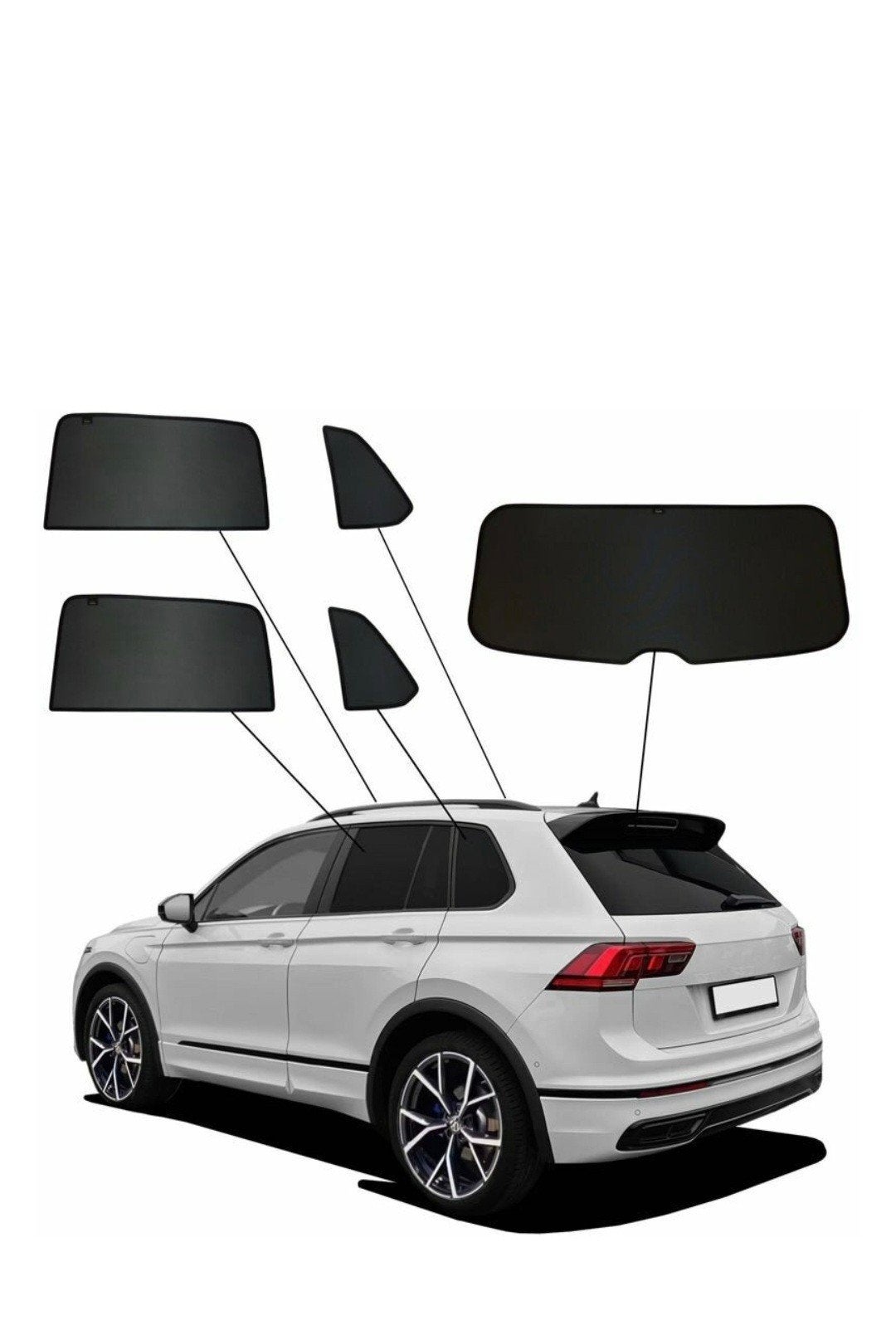 Auto Zonneschermen Volkswagen Tiguan 2 2016-2023, Ophalen