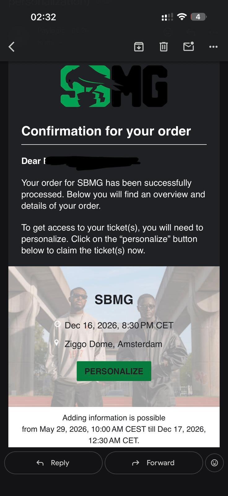 SBMG 16 December Staanplaatsen 3x, Tickets en Kaartjes, Evenementen en Festivals, Drie personen of meer
