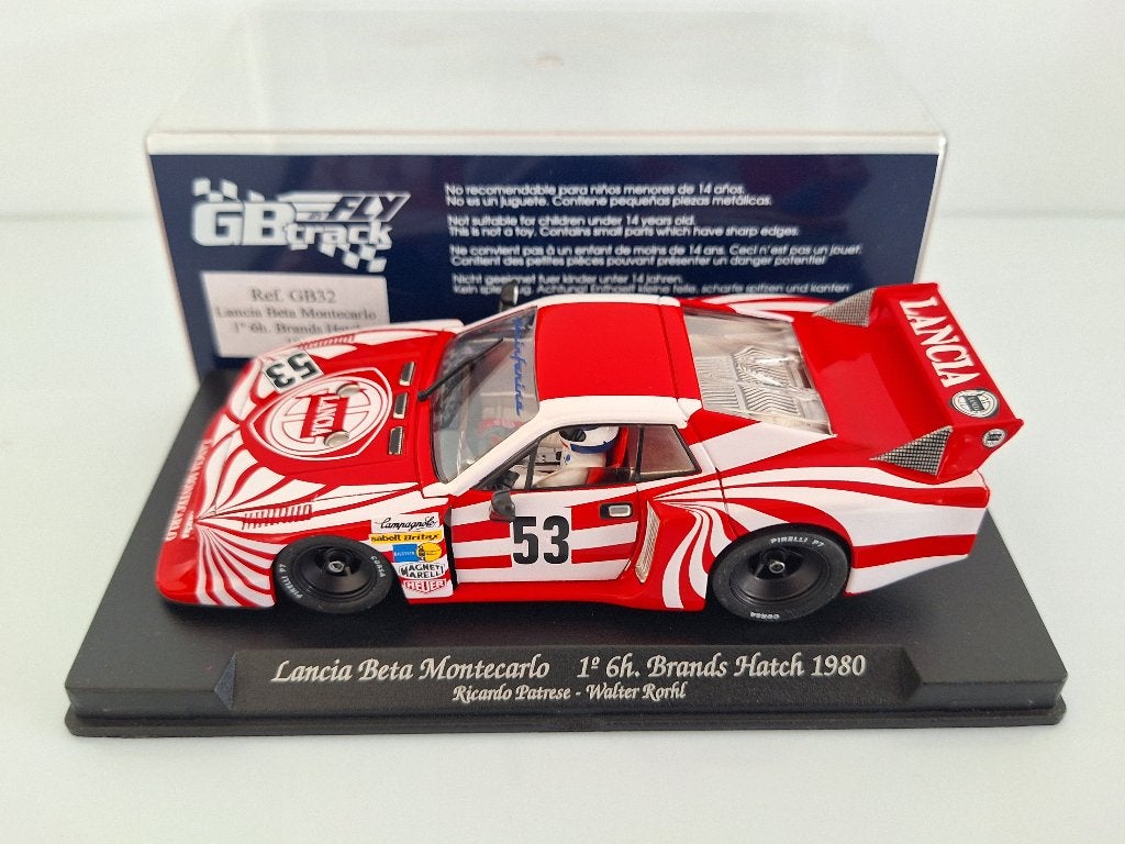 Fly GB GB32 Lancia Beta Montecarlo Brands Hatch 1980 winner, Overige merken, Racebaan, Fly, Nieuw