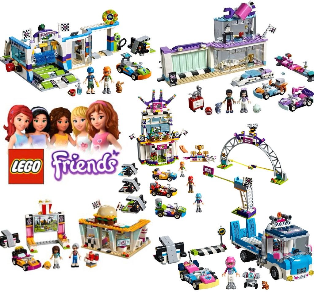 lego friends go kart sets, Lego, Inclusief instructies, Friends, Ophalen of Verzenden