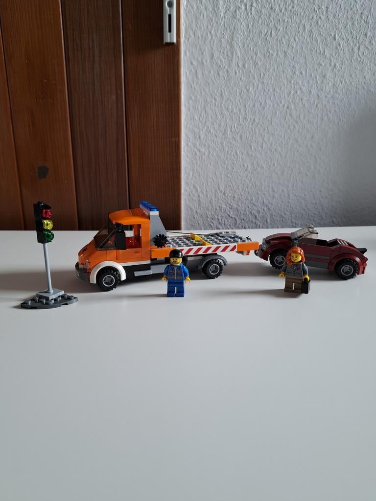 Lego City 60017 Sleepwagen met sportwagen, Compleet, City, Lego, Ophalen of Verzenden