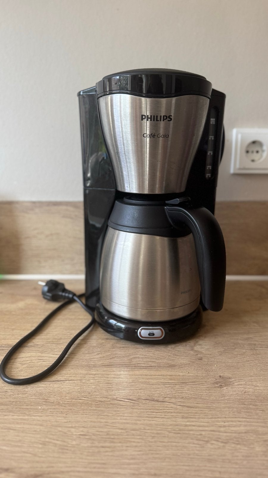 Philips Café Gaia HD7546 Koffiezetapparaat met thermoskan, Witgoed en Apparatuur, Koffiezetapparaten, Gebruikt, 10 kopjes of meer