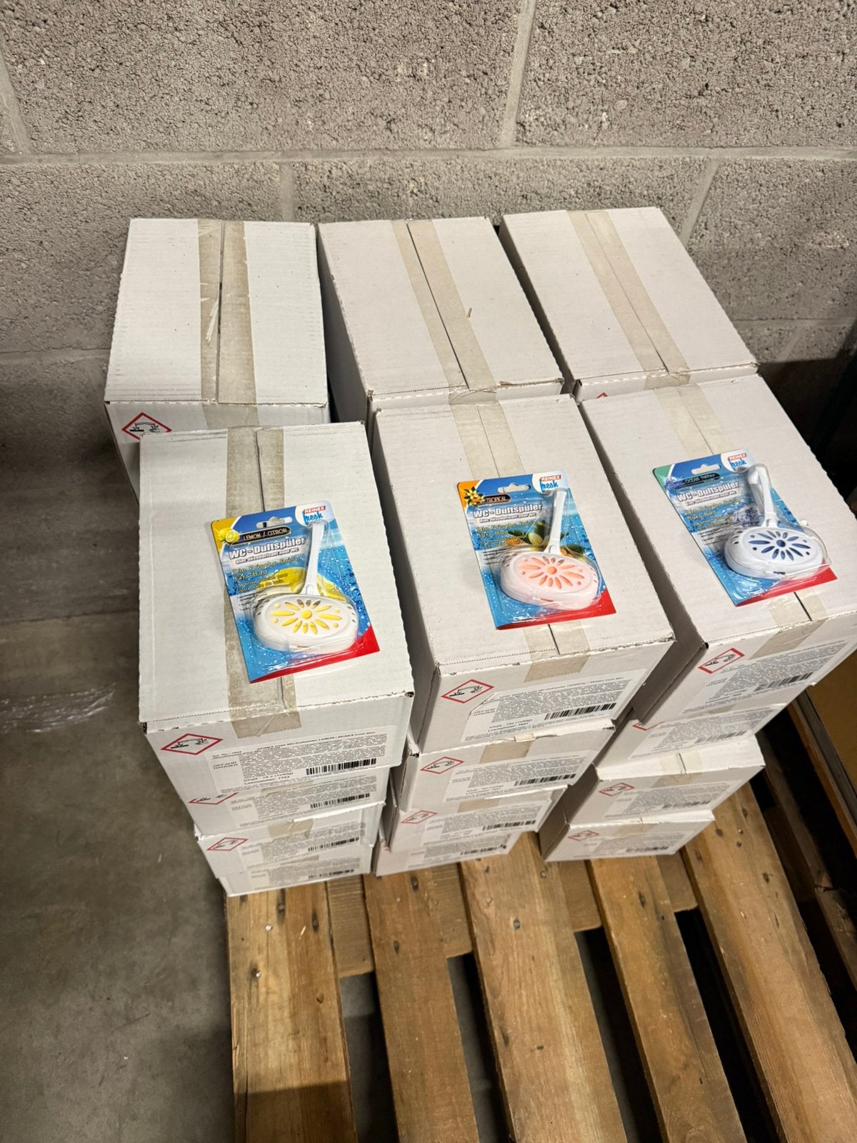 Partij Toiletblokjes 432 stuks - 3 geuren, Ophalen, Schoonmaakmiddel