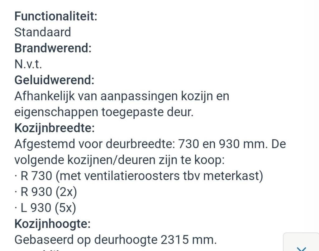 nieuwe binnendeuren met kozijn, Doe-het-zelf en Verbouw, Kozijnen en Schuifpuien, Deurkozijn, Nieuw, Hout, Ophalen
