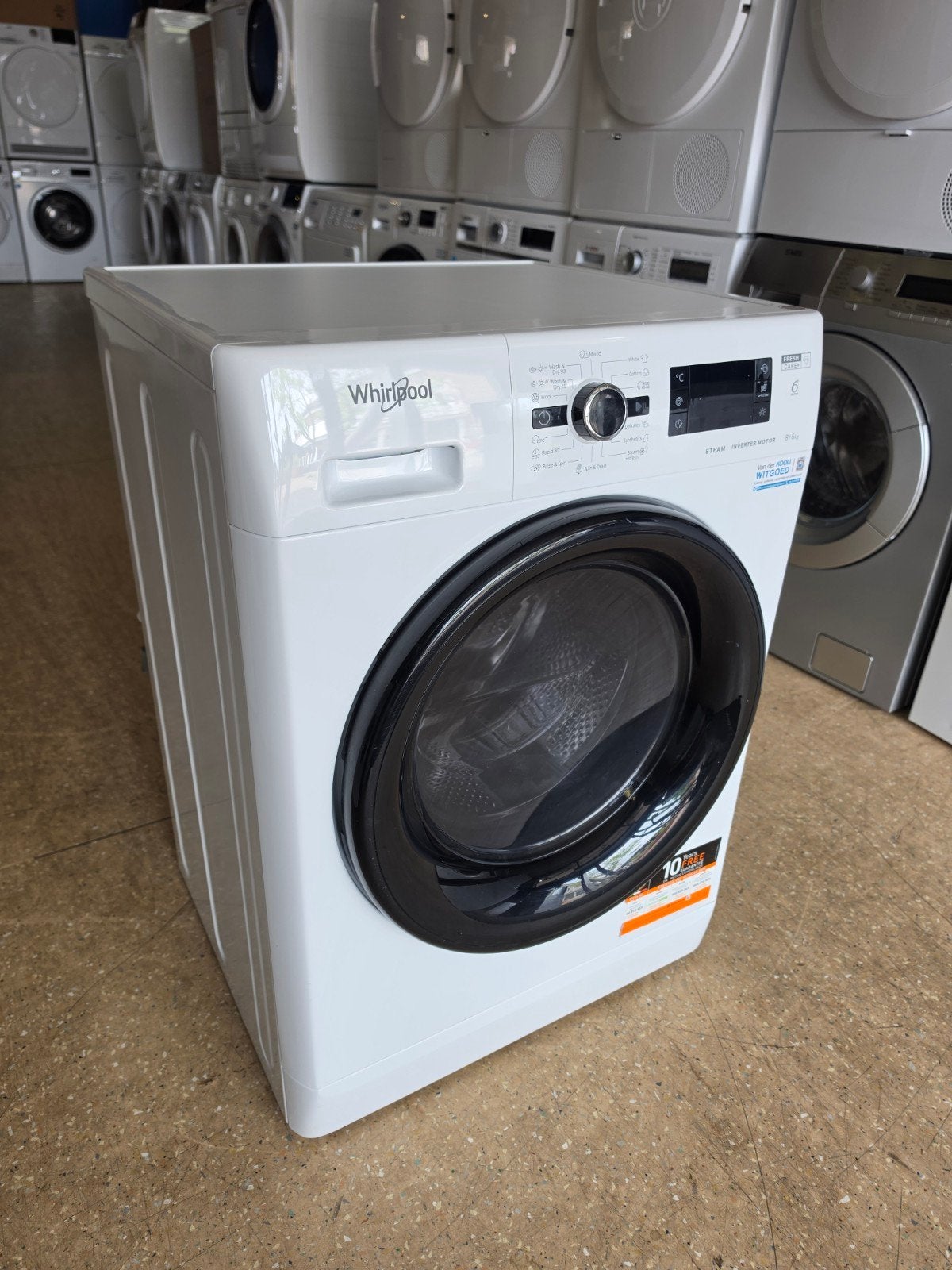 Whirlpool was/droog combinatie | 8 kilo | Gratis thuis 🚚✅️, Jirnsum, 8 tot 10 kg, Ophalen of Verzenden, Vanderkooijwitgoed@hotmail.com