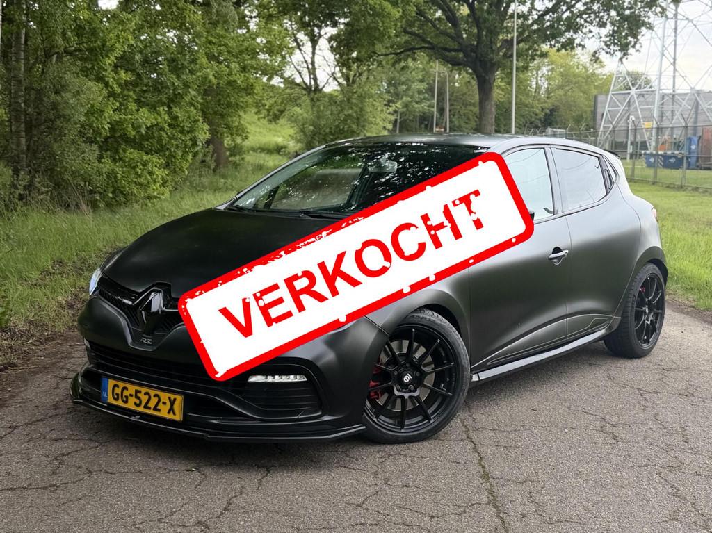 Renault Clio IV RS 1.6 200PK Leder Stoel.vw Verlaagd NAP ✅, Euro 5, 1618 cc, Gebruikt, 4 cilinders