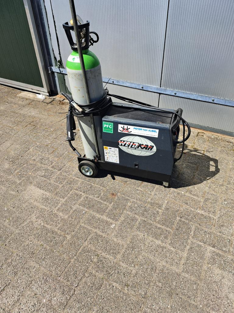 Cebora evo 160m weldcar lasapparaat, Ophalen of Verzenden, Zo goed als nieuw, Minder dan 150 ampère, Co2