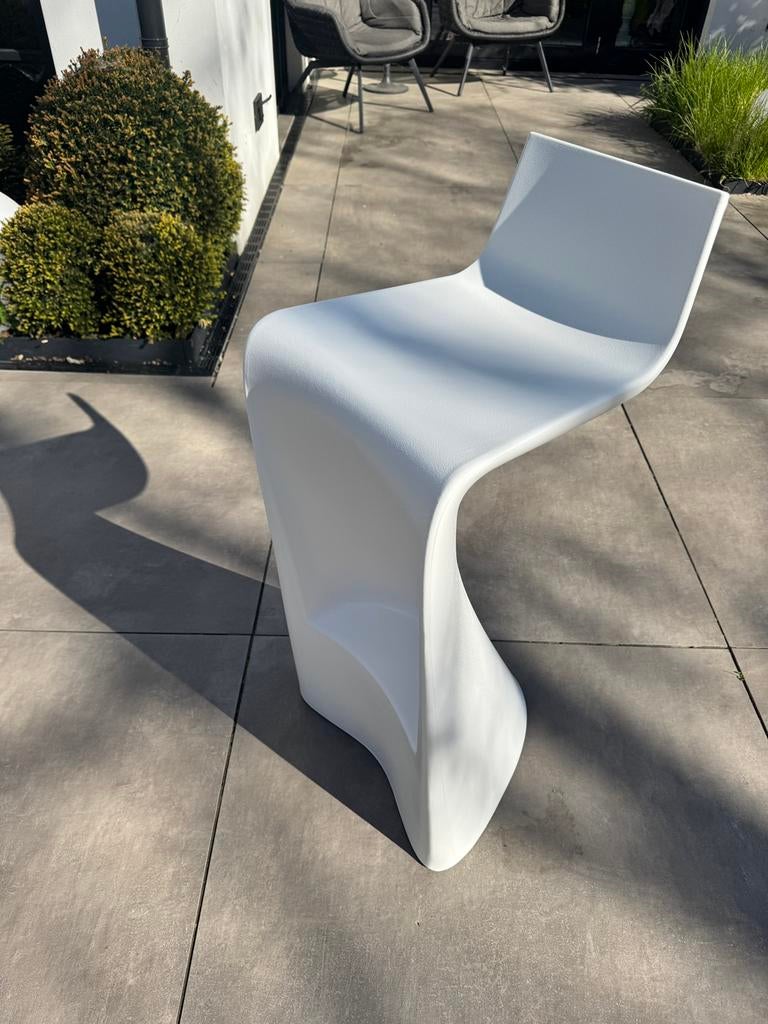 8x Vondom Wing barkruk voor buiten, Ophalen, Zo goed als nieuw, Stoel