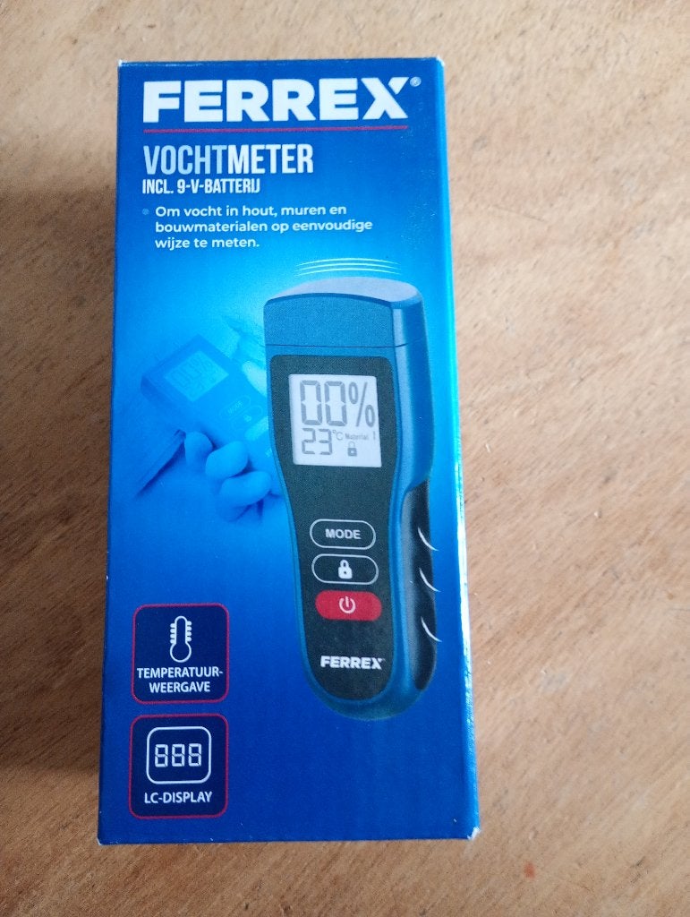 Te koop vochtmeter, Ophalen, Zo goed als nieuw, Vocht of Vloeistof