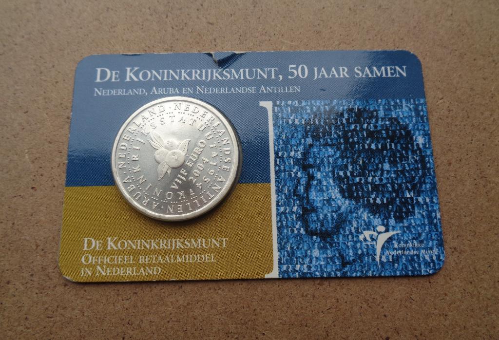 zilveren 5 euro munt 400 jaar Nederland/Australie [101], Verzenden, Koningin Beatrix, Zilver, Euro's