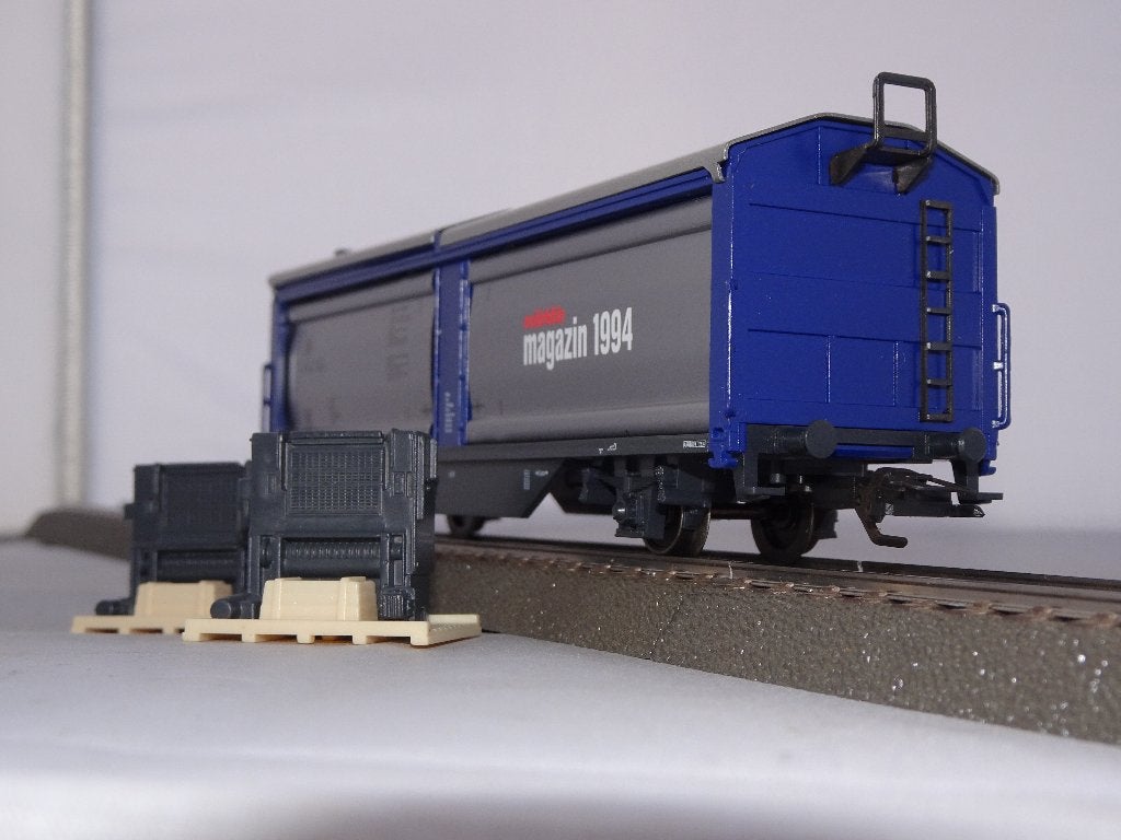 Marklin-magazin 84633 schuifwandwagon met 2x drukpers (#871), Wisselstroom, Ophalen of Verzenden, Märklin, Nieuw