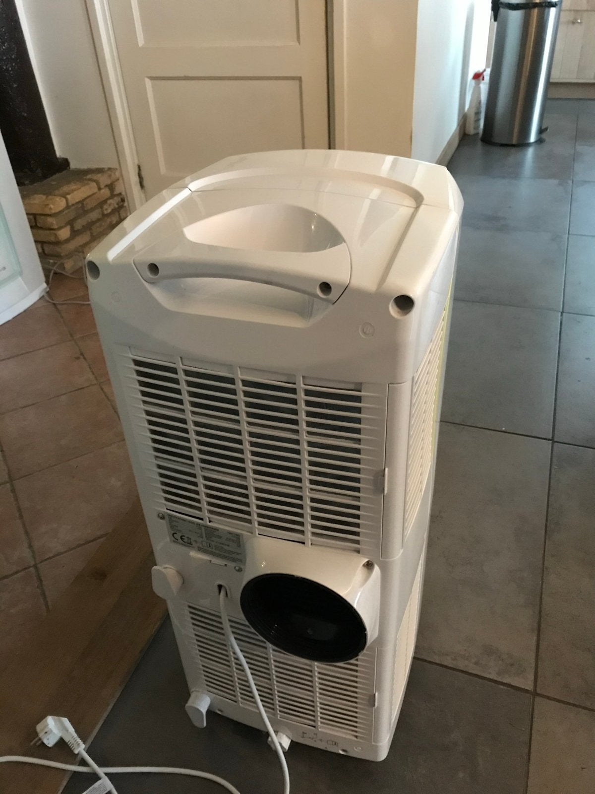 Mobiele airco Tectro TP 1020 (afstandsbediening kwijt), Gebruikt, Minder dan 60 m³, 3 snelheden of meer, Ophalen of Verzenden
