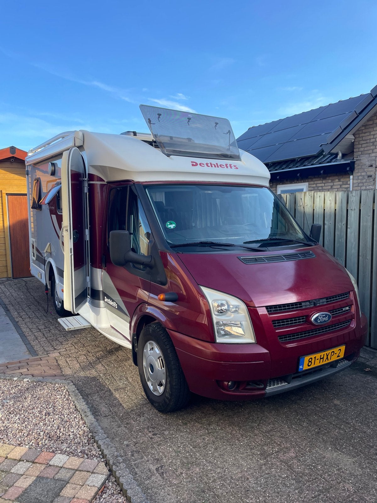 Dethleffs Jubivan 02 - Compacte Ford Transit Camper uit 2008, Caravans en Kamperen, Campers, Ford, Tot en met 2, Particulier, Dethleffs