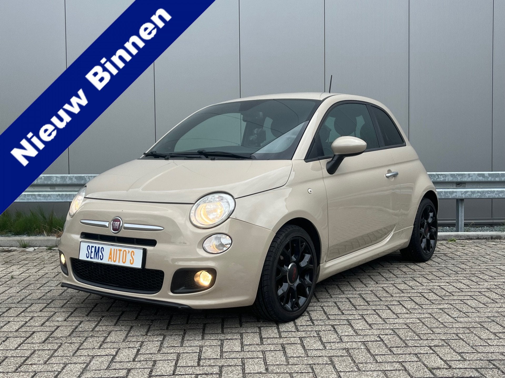 Fiat 500 0.9 TwinAir Turbo 500S Mokka / Navi / NAP / Clima /, Voorwielaandrijving, Gebruikt, Bruin, Leder en Stof