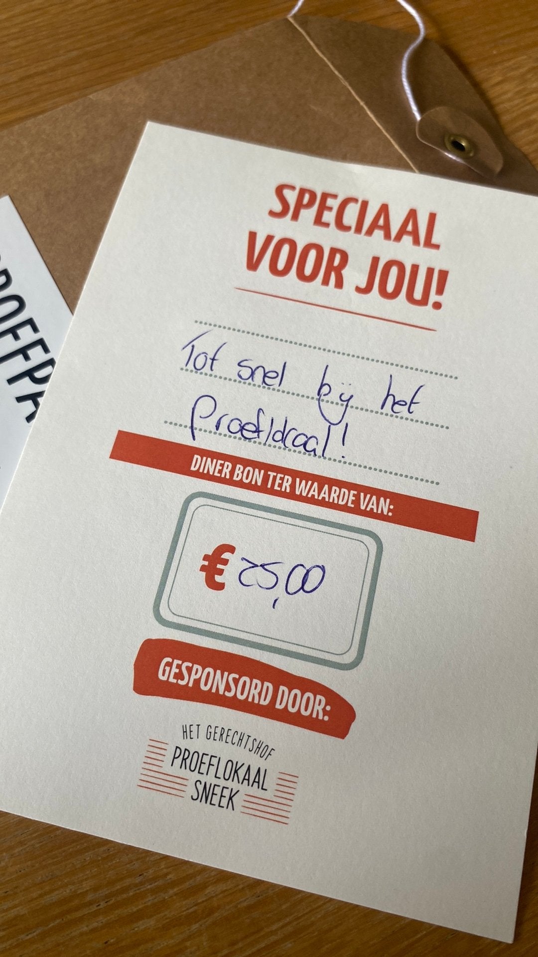 Proefpas Proeflokaal Sneek, Tickets en Kaartjes, Eén persoon, Cadeaubon