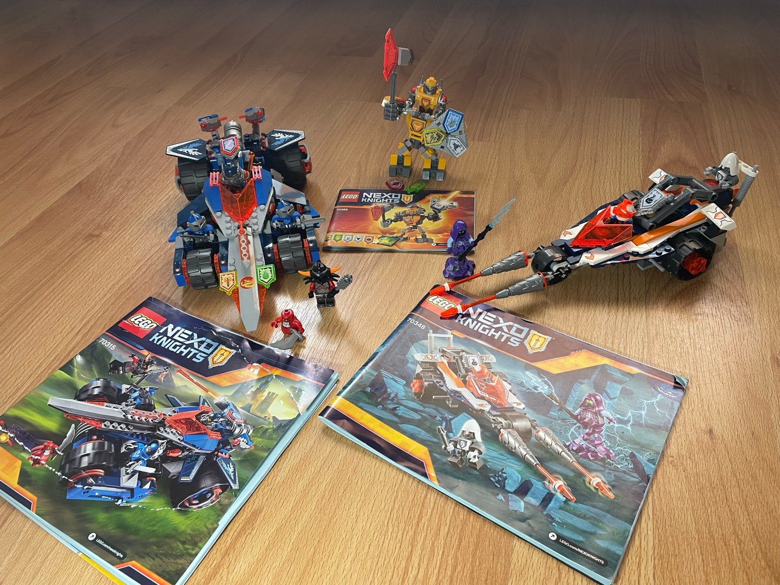 LEGO Nexo Knights sets met handleidingen, Ophalen of Verzenden, Gebruikt, Overige merken