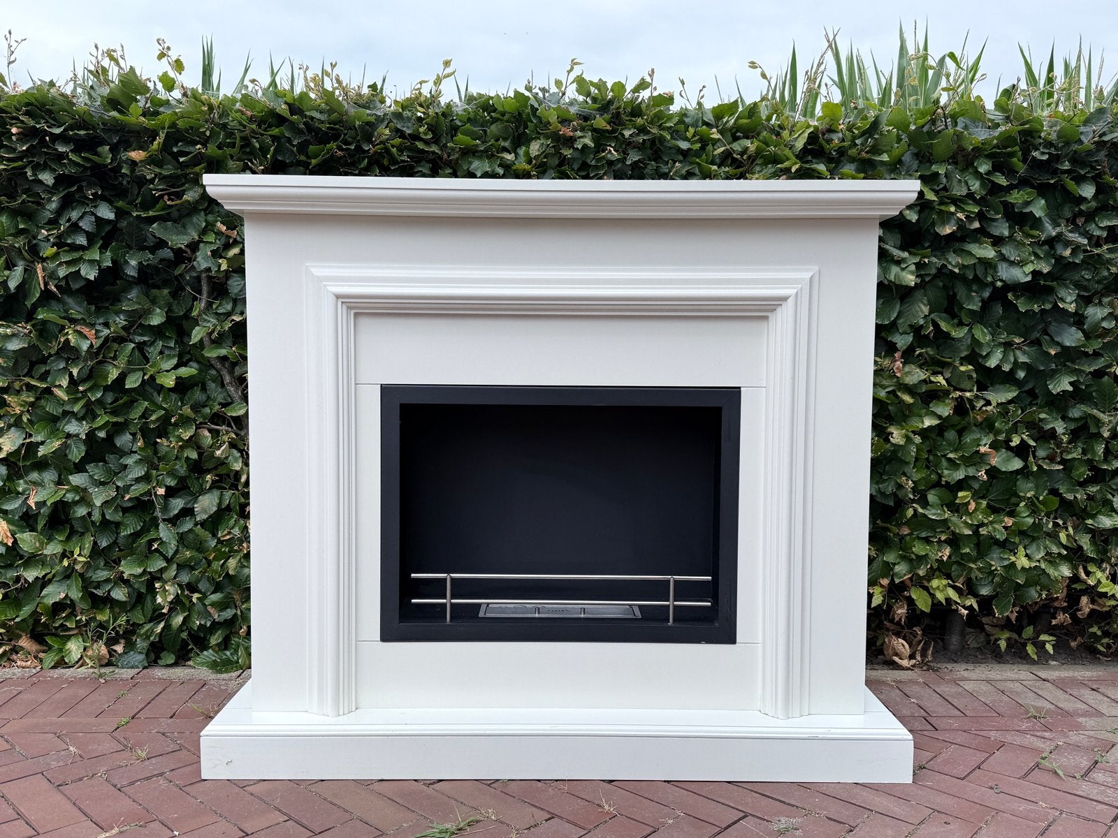 Sfeervolle Livin sfeerhaard Flame Gelhaard - Wit, Ophalen, Zo goed als nieuw, Vrijstaande haard, Gelhaard