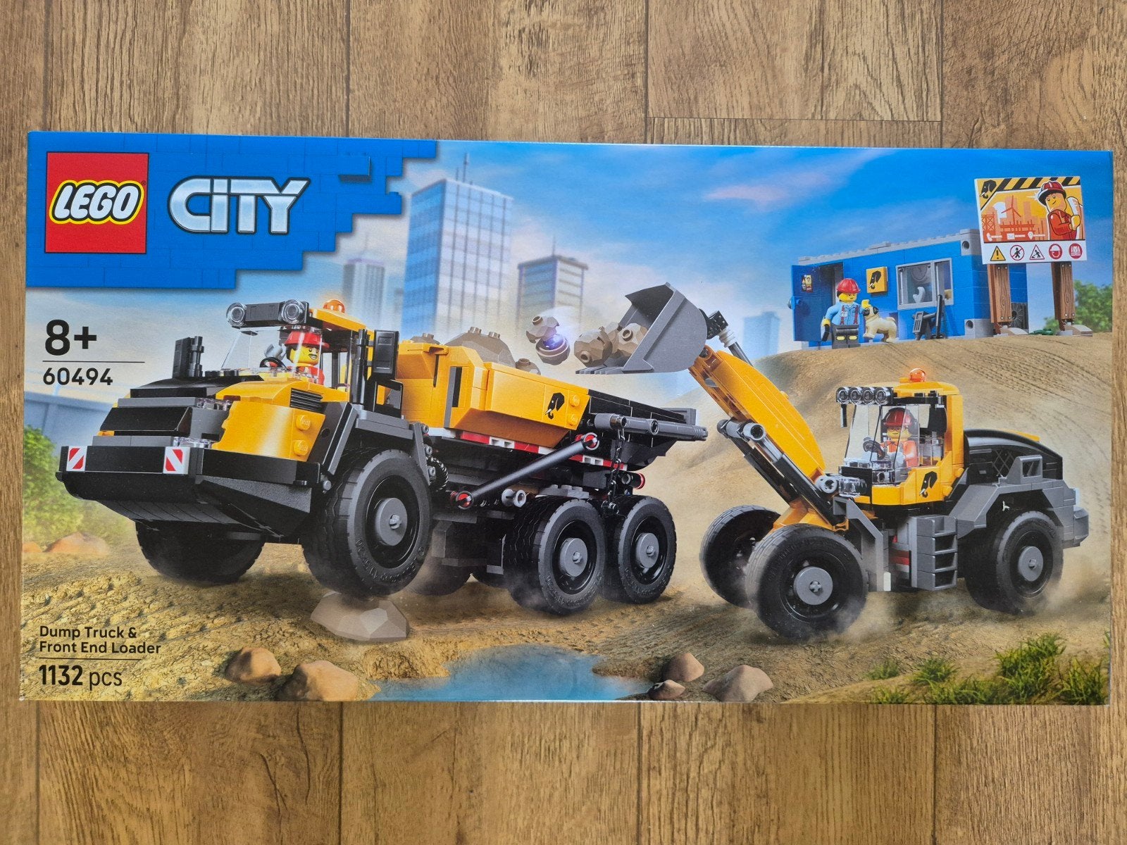 LEGO City - 60494 Kiepwagen en bulldozer, City, Lego, Ophalen of Verzenden, Zo goed als nieuw