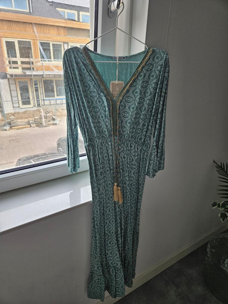 Dames Boho Ibiza jurk maat s-m (nieuw), Kleding | Dames, Jurken, Ophalen of Verzenden, Nieuw, Maat 36 (S), Onder de knie
