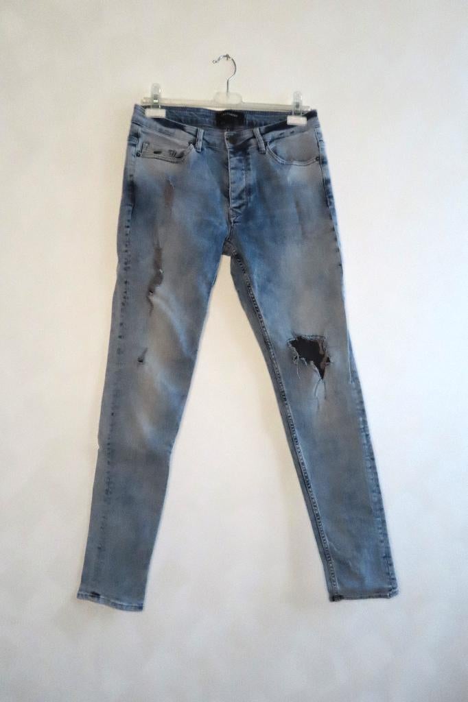 Spijkerbroek Jeans Rockerbox mt W31 L32 (4671), Rockerbox, Blauw, W32 (confectie 46) of kleiner, Ophalen of Verzenden