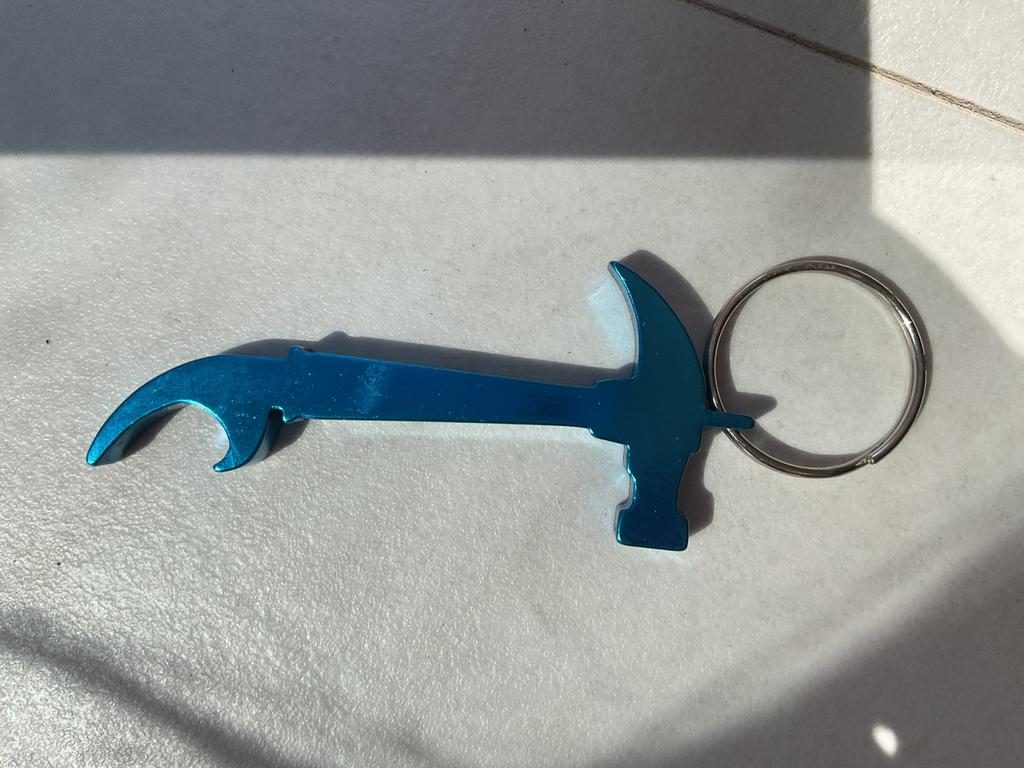 Sleutelhanger blikopener, Verzamelen, Ophalen of Verzenden, Zo goed als nieuw