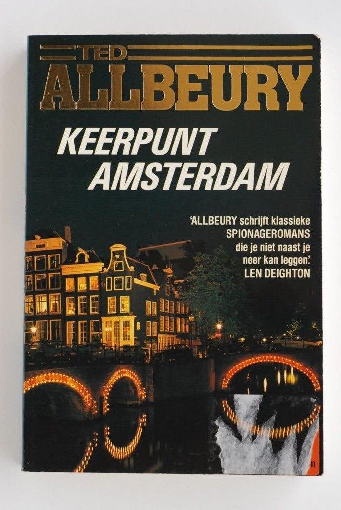 Ted Allbeury - Keerpunt Amsterdam Vintage Spionage Thriller, Europa overig, Verzenden, Zo goed als nieuw, Ted Allbeury