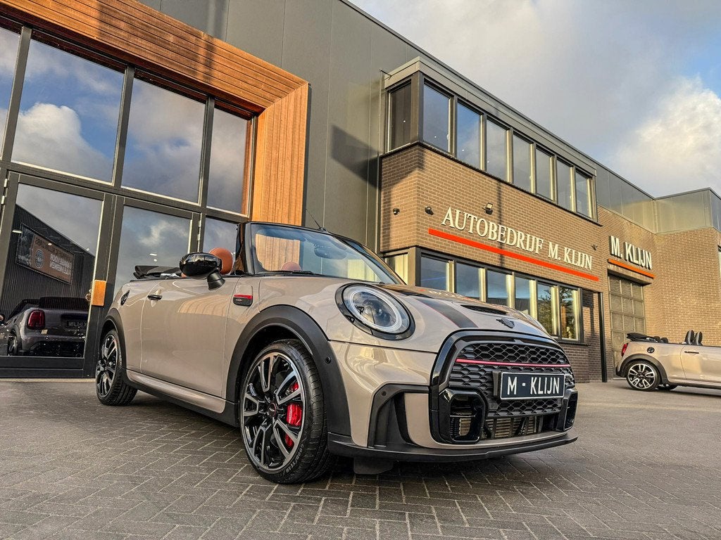 Mini Mini Cabrio 2.0 John Cooper Works JCW Pack F1 aut Rooft, Auto's, Mini, Bedrijf, Te koop, Cabrio, ABS, Achteruitrijcamera