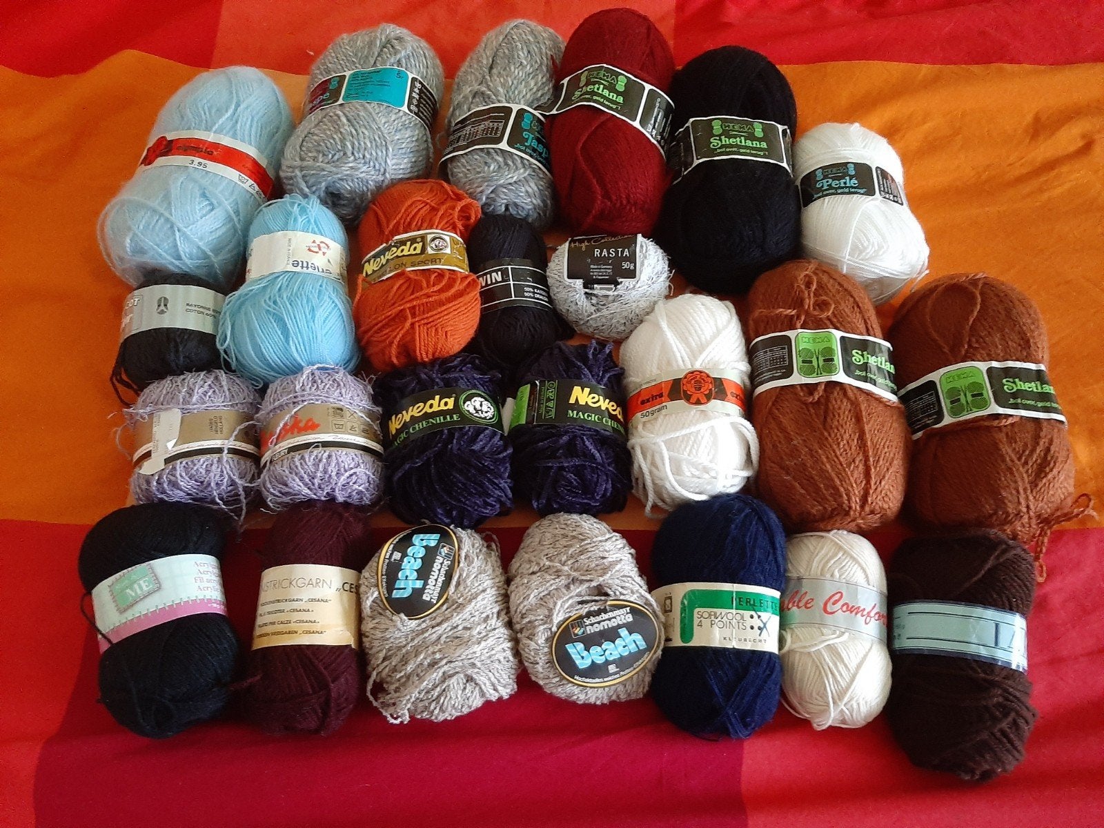 25 Bollen Brei of Haakgaren, Ophalen of Verzenden, Nieuw, Breien of Haken, Wol of Garen