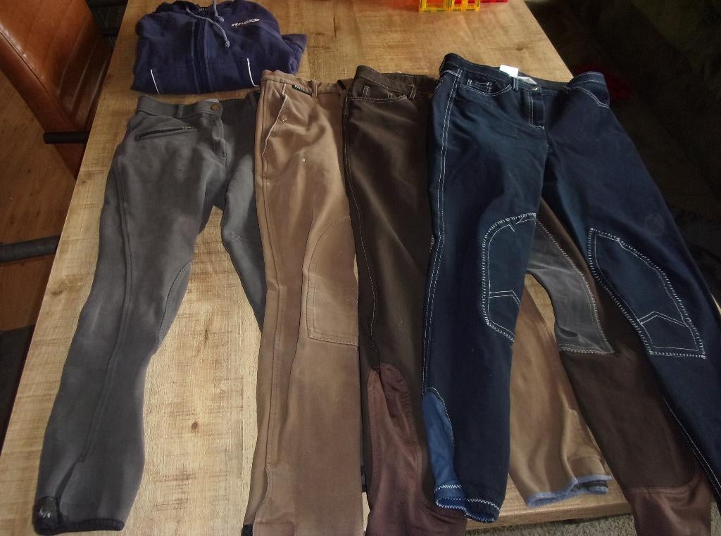 set paardrijkleding paardrij broeken vest dames L 40, Dieren en Toebehoren, Paardrijkleding, Gebruikt, Dames, Recreatie, Onderkleding