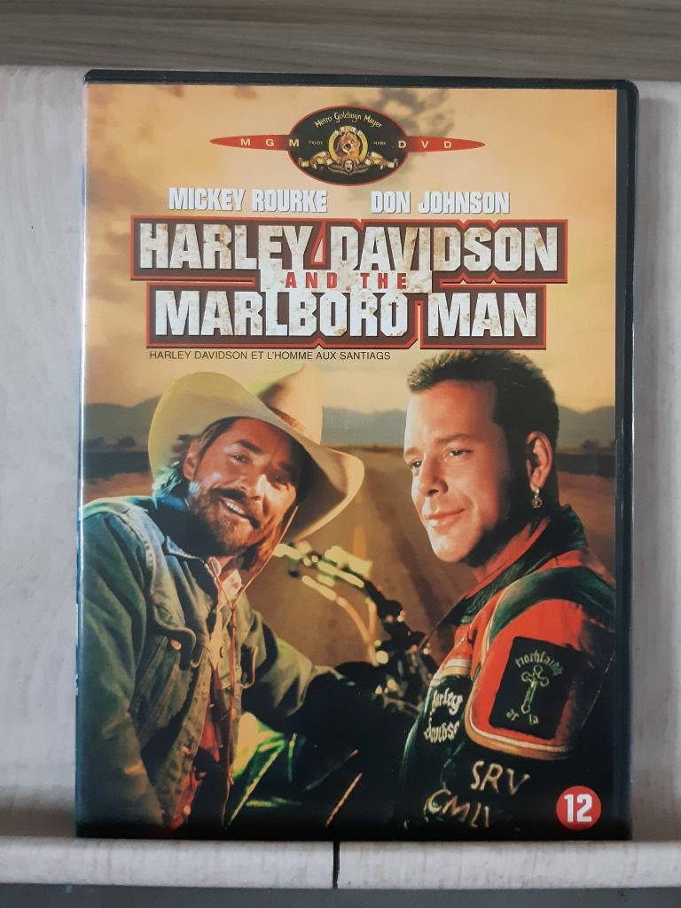 Harley Davidson and the Marlboro Man - Rourke & Johnson DVD, Vanaf 12 jaar, Ophalen of Verzenden, Zo goed als nieuw, Actie